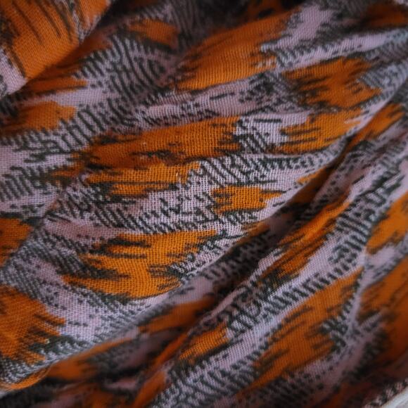 Joie Bondi Midi Dress Pink Tiered Cotton Sundress Loose Fit Straps Size Large - Picture 10 of 16